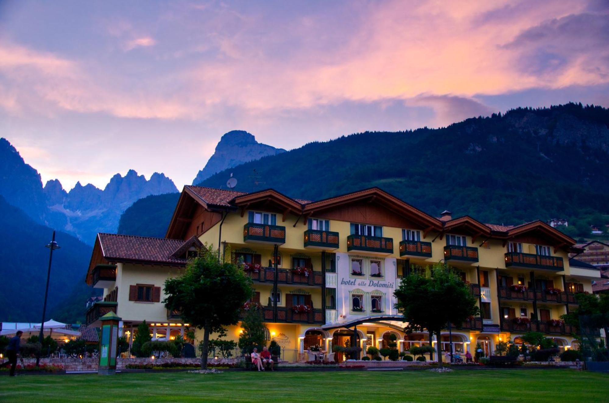 Hotel Alle Dolomiti Molveno Esterno foto